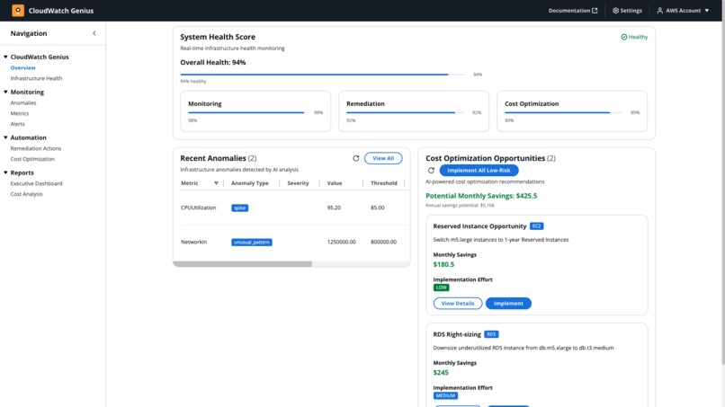 CloudWatch Genius – screenshot 2