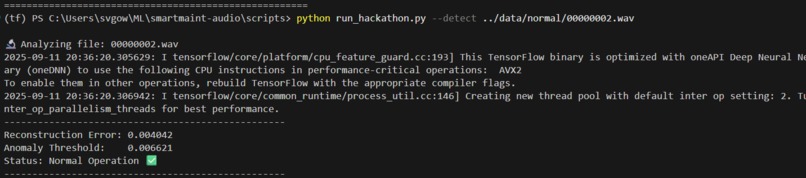SmartMaint: AI-Powered Industrial Sound Anomaly Detection – screenshot 4