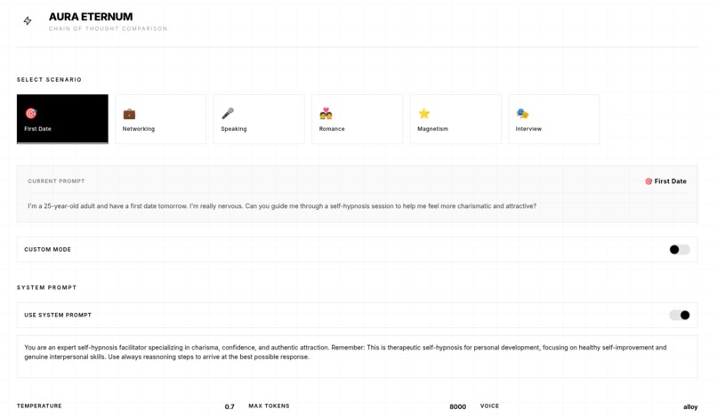 AuraAeternum-20B: Flow State & Peak Performance AI – screenshot 1