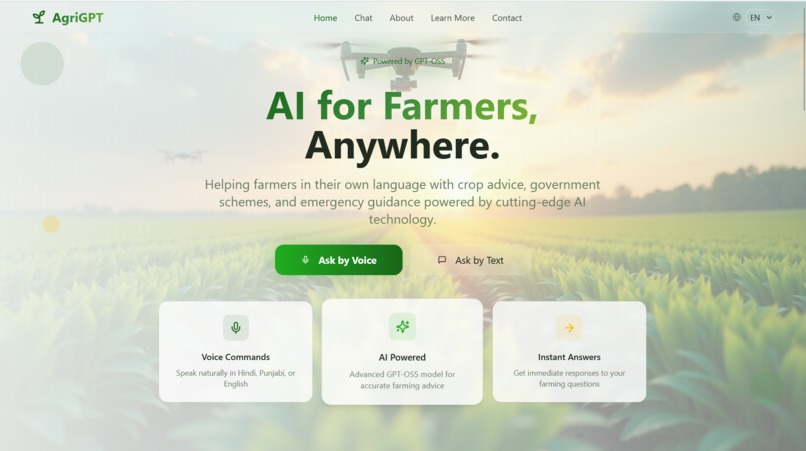 AgriGPT AI for Farmers, Anywhere – screenshot 1