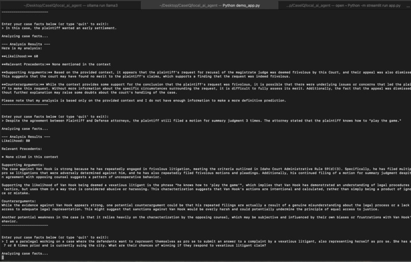 CaseIQ - Predictive Legal Chatbot – screenshot 4