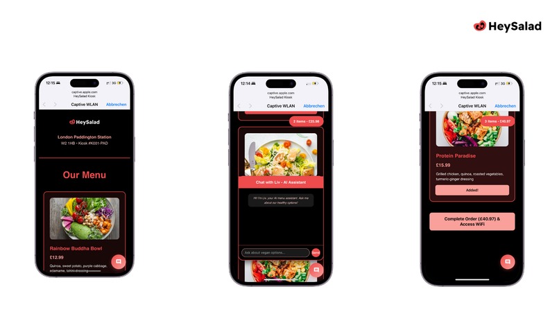 HeySalad ®, Smart Kiosk – screenshot 1