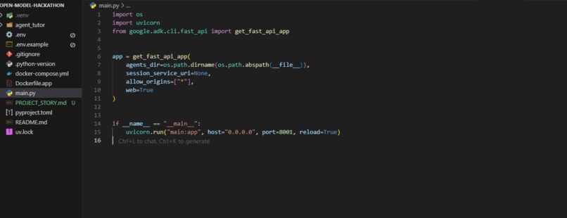 Tutor Agent RAG – screenshot 1