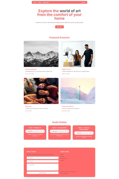 WebGen-OSS-20B | Open-Source UI/Frontend Generation – screenshot 3