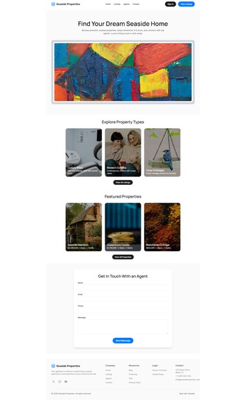 WebGen-OSS-20B | Open-Source UI/Frontend Generation – screenshot 8