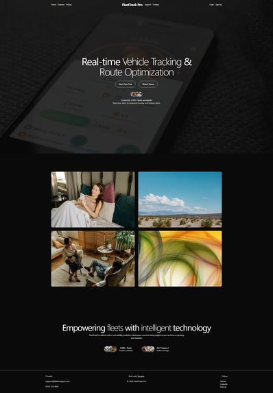 WebGen-OSS-20B | Open-Source UI/Frontend Generation – screenshot 9