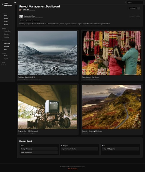WebGen-OSS-20B | Open-Source UI/Frontend Generation – screenshot 10