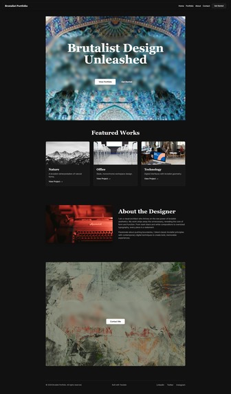 WebGen-OSS-20B | Open-Source UI/Frontend Generation – screenshot 12
