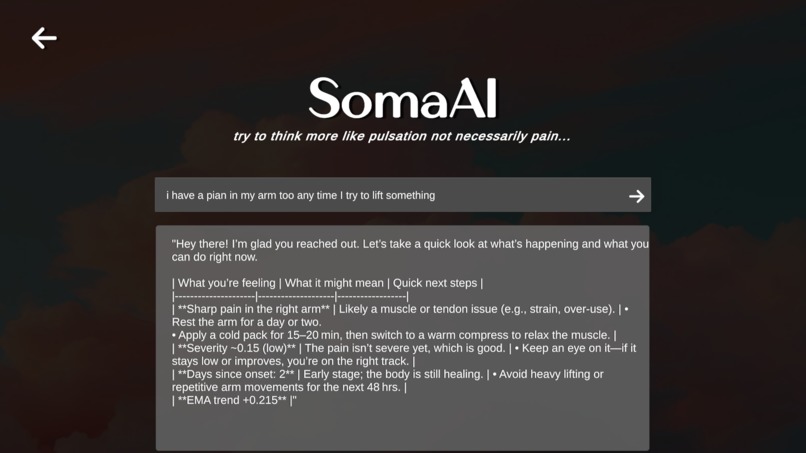 SomaAI - Pain Awareness & Relief Aid – screenshot 3