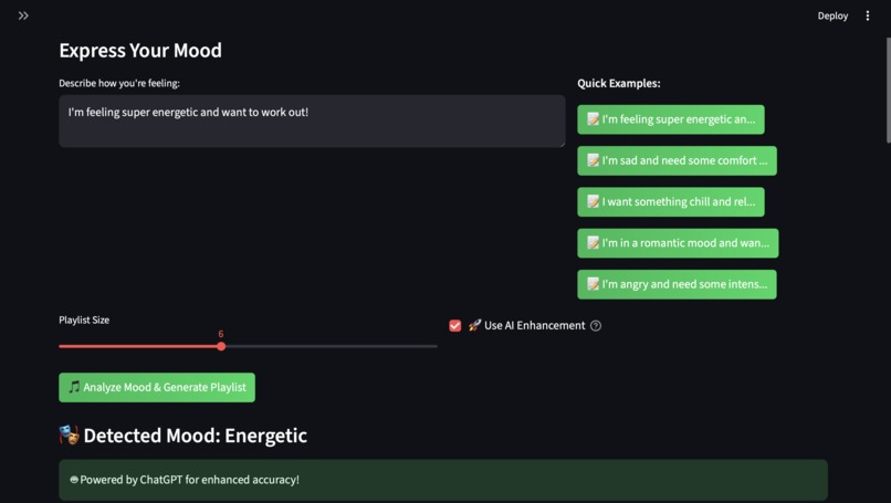 Music Mood Matcher – screenshot 1