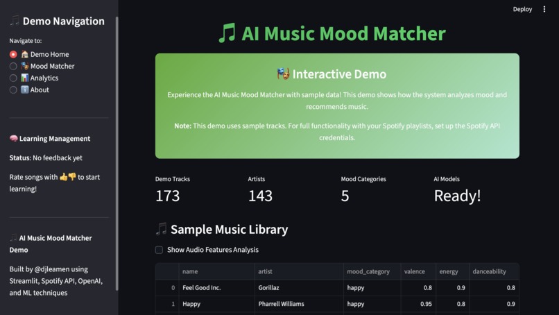 Music Mood Matcher – screenshot 3