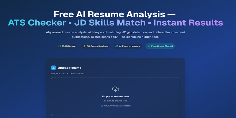 AI ATS Checker | Devpost