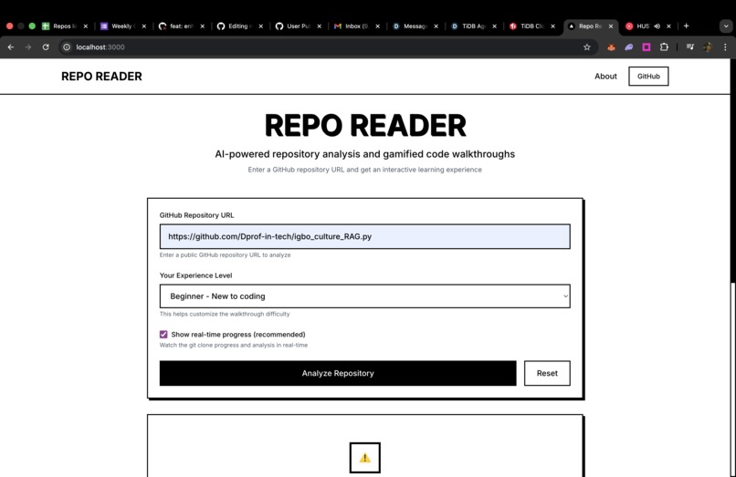 Repo Reader – screenshot 1