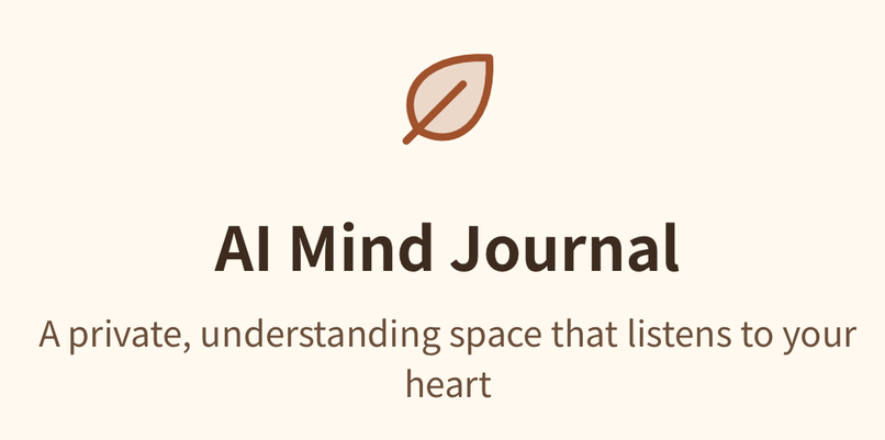 AI Mind Journal – screenshot 1