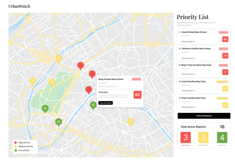 UrbanWatch AI - Your Voice for a better city! – screenshot 1