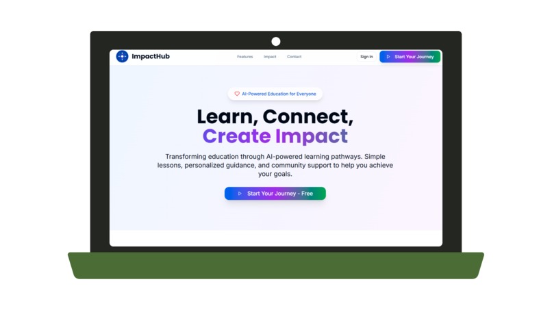 ImpactHub AI Platform – screenshot 1