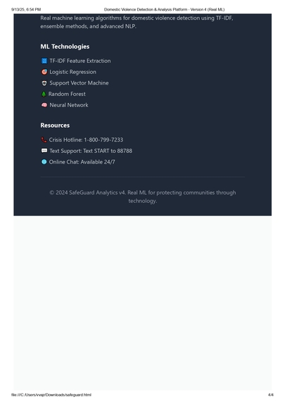 SafeGuard Analytics  – screenshot 2