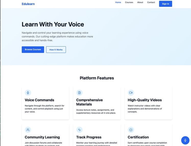Edulearn – screenshot 1