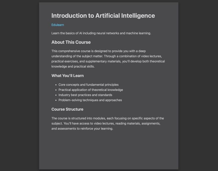 Edulearn – screenshot 4