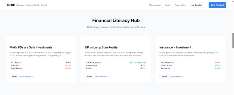 QFRC - Quantum Finance Reality Check – screenshot 4