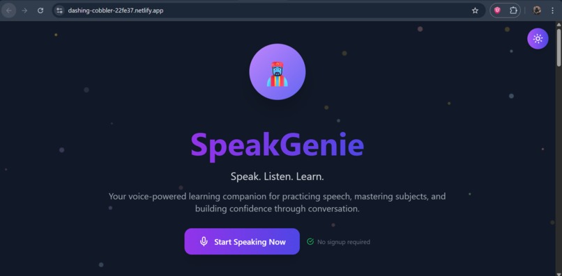 GenieTalk – screenshot 1