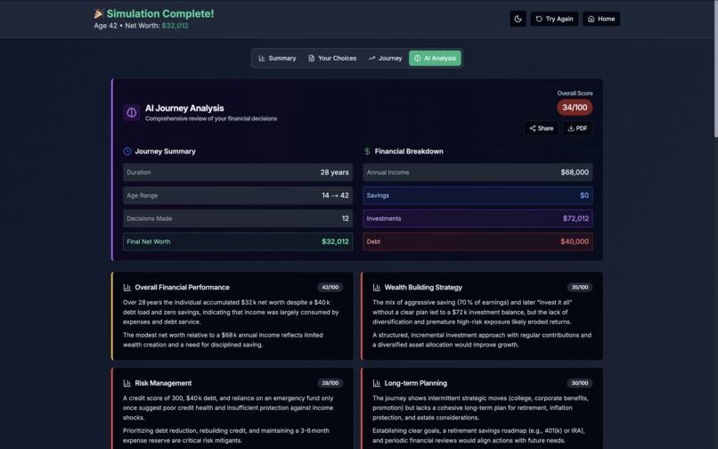 FinanceSim – screenshot 5