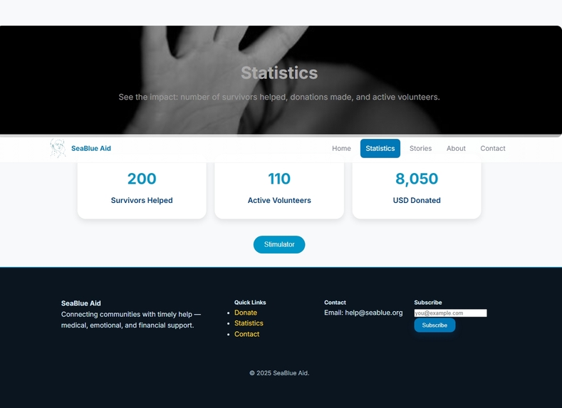 Sea Blue Aid – Acid Attack Survivors Support – screenshot 4