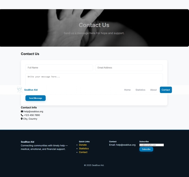 Sea Blue Aid – Acid Attack Survivors Support – screenshot 5