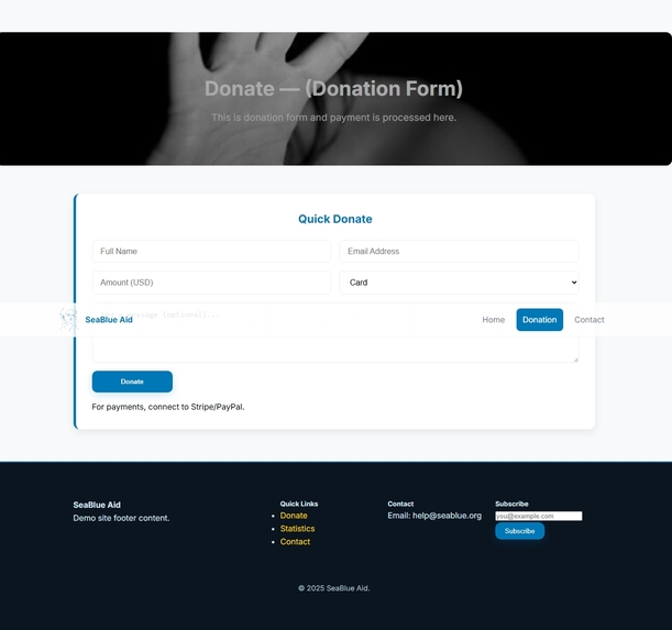 Sea Blue Aid – Acid Attack Survivors Support – screenshot 9