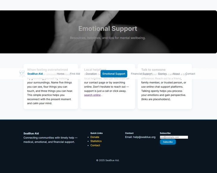 Sea Blue Aid – Acid Attack Survivors Support – screenshot 7