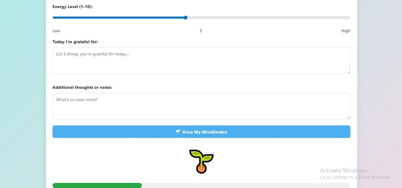 MindGarden – Gamified Mental Health Companion – screenshot 1
