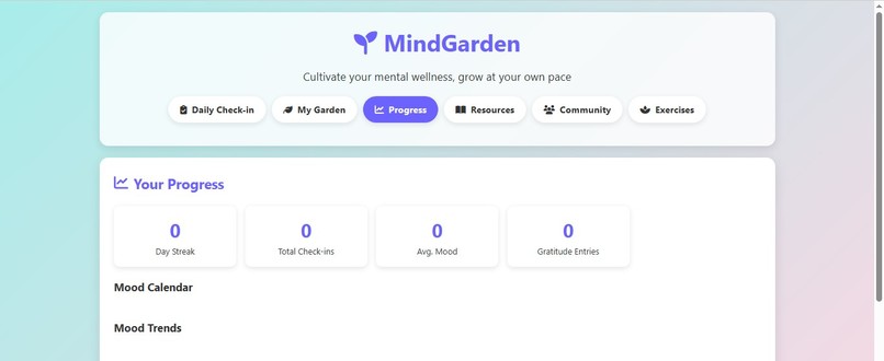 MindGarden – Gamified Mental Health Companion – screenshot 2