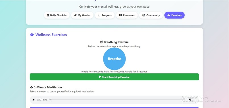 MindGarden – Gamified Mental Health Companion – screenshot 5