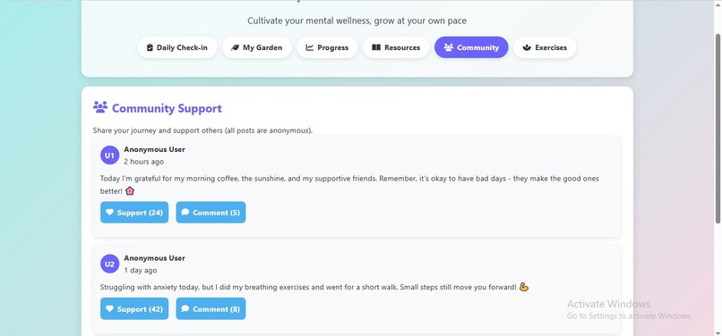 MindGarden – Gamified Mental Health Companion – screenshot 7