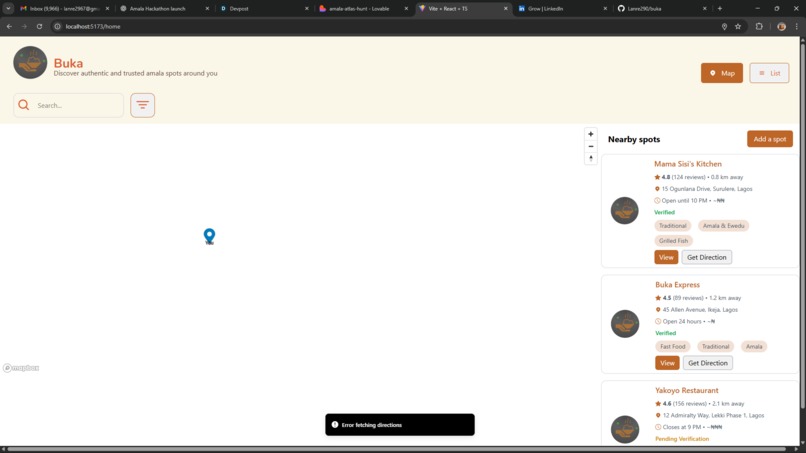 Buka – screenshot 2