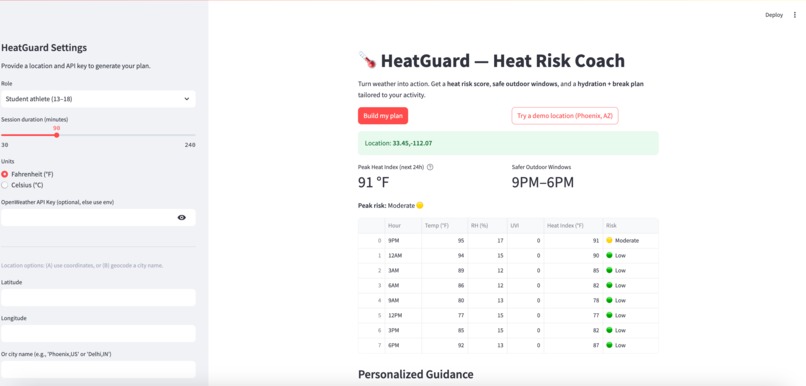 HeatGuard – screenshot 1