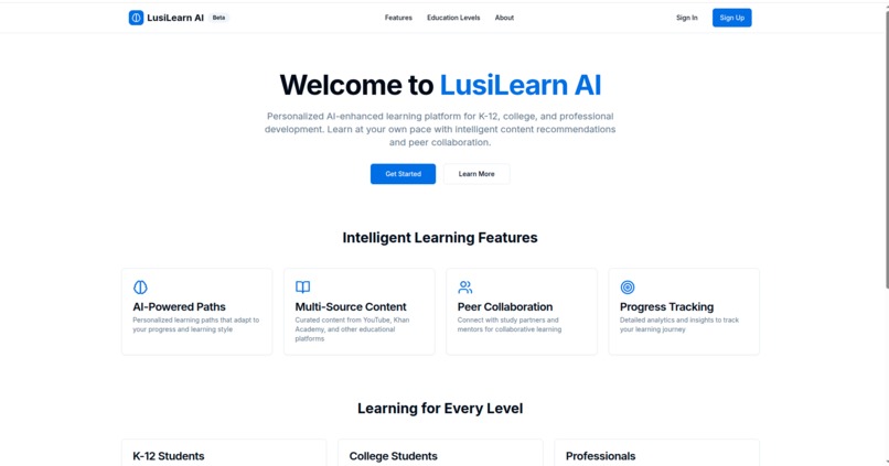 LusiLearnAI – screenshot 1