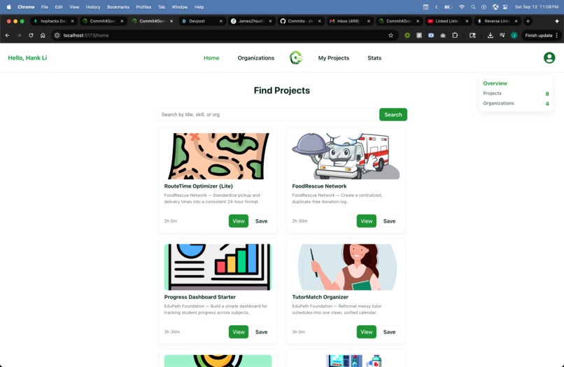 Commit4Good – screenshot 3