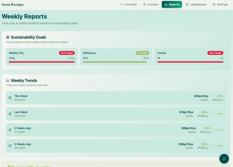 Green Receipts – screenshot 2