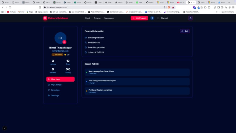 raiders sublease – screenshot 2