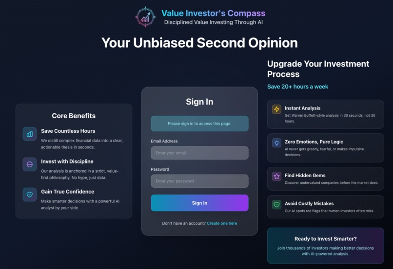 Value Investor's Compass – screenshot 5