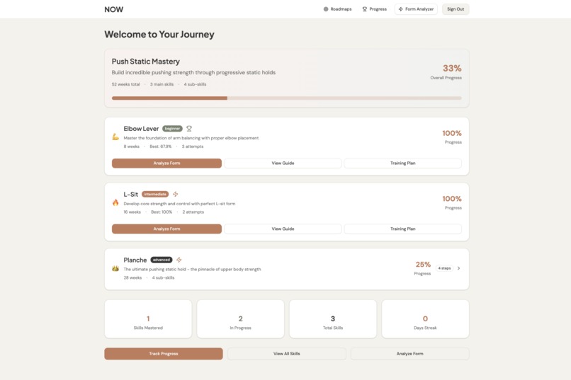 NOW – screenshot 2