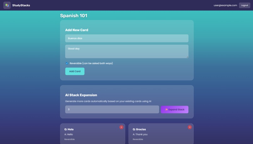 StudyStacks – screenshot 3