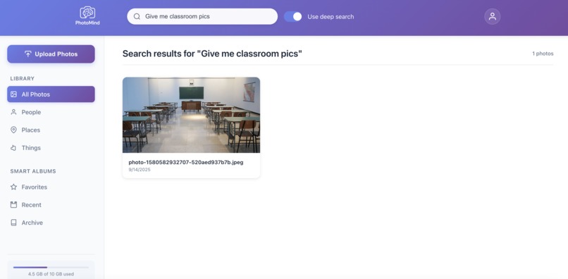 PhotoMind – screenshot 1