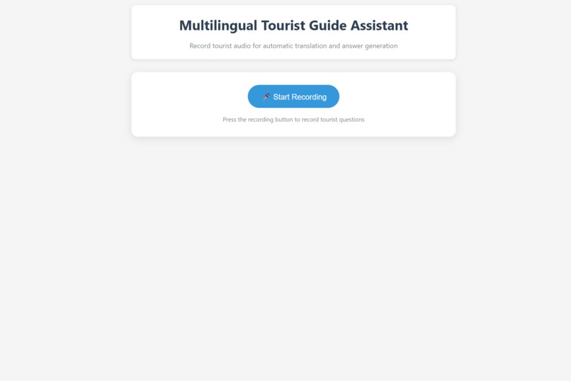 Multilingual Guide Assitant – screenshot 1