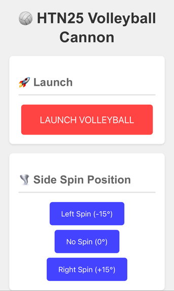 ServeSim - Volleyball Training Robot – screenshot 4