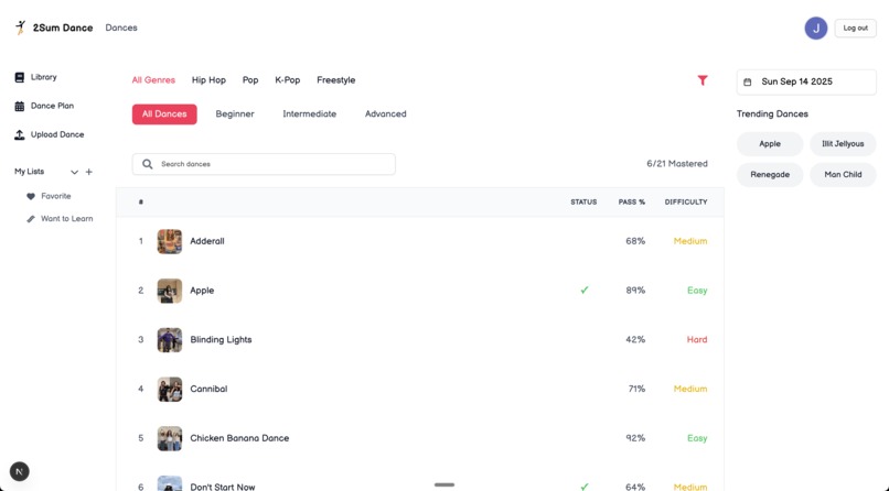 LeetDance – screenshot 1