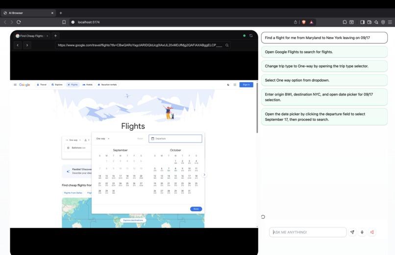 AI Agentic Browser – screenshot 2