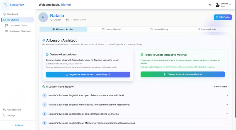 LinguaFlow – screenshot 3