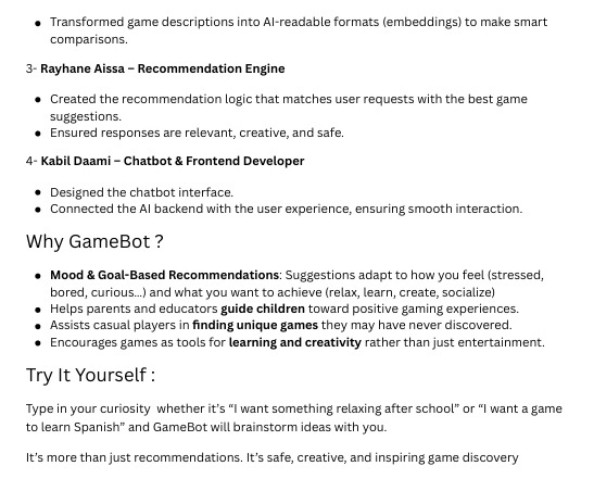 game-recommender – screenshot 2